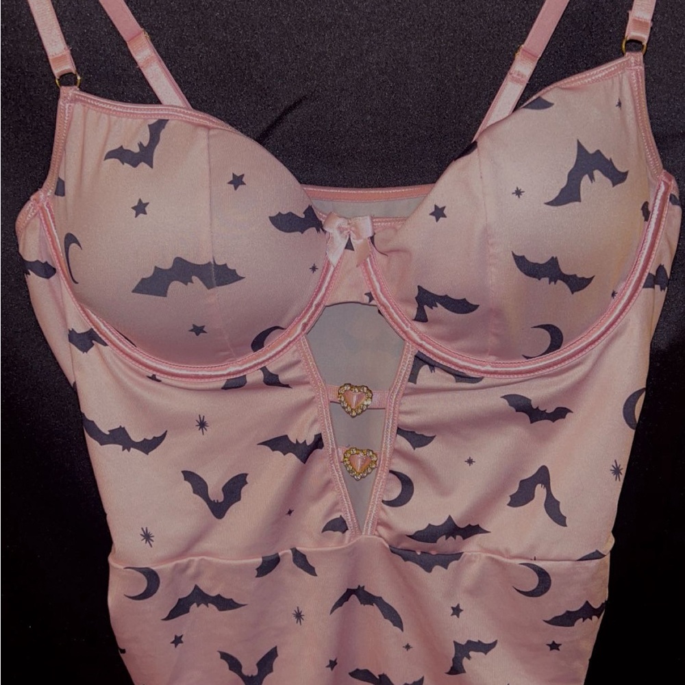 Cute Batty Night Lingerie dress